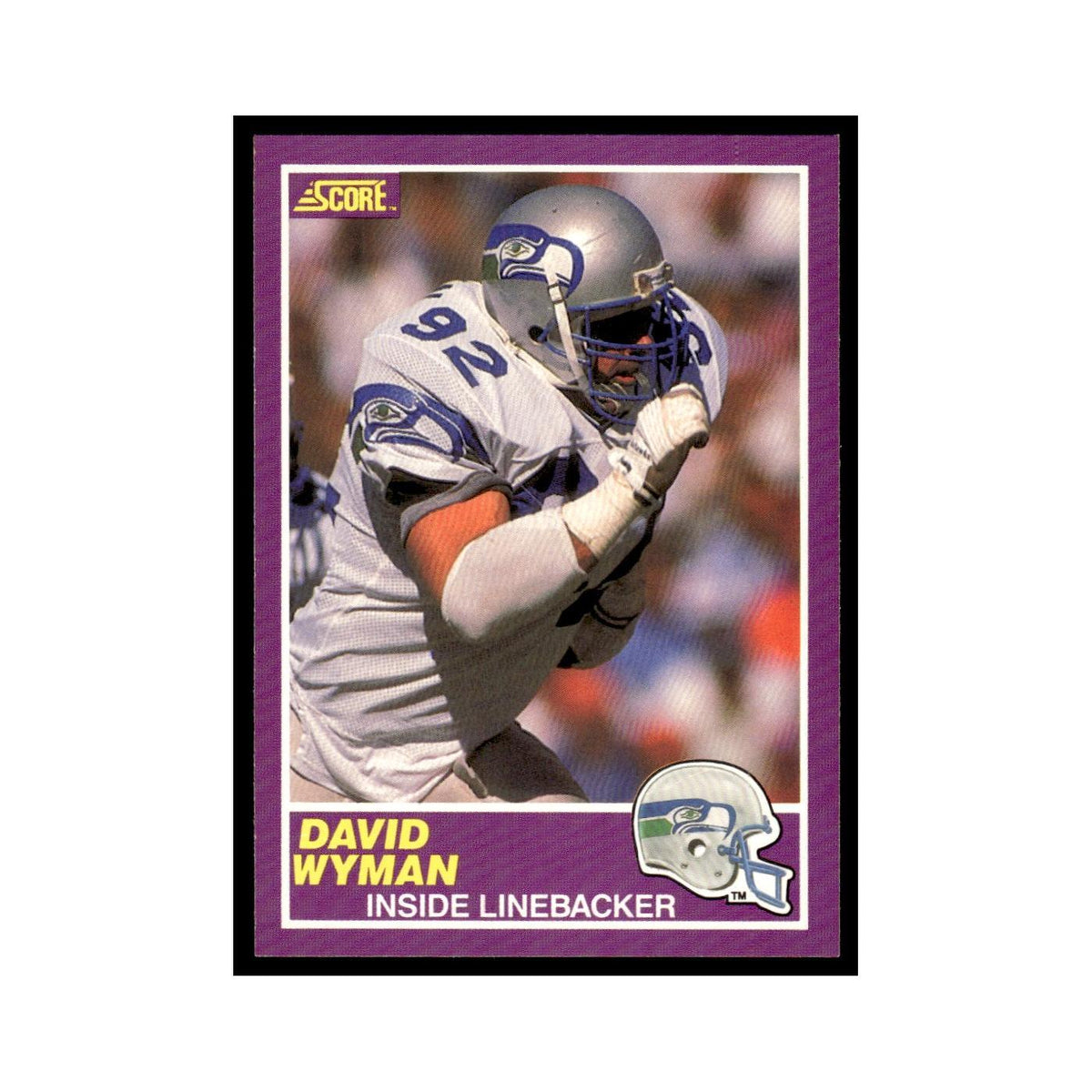 1989 Score Supplemental David Wyman Seahawks #389S