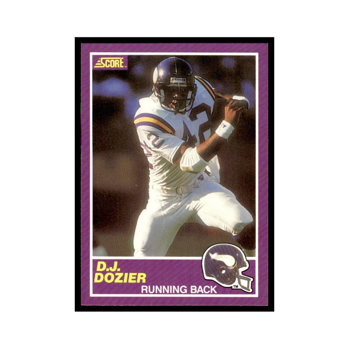 1989 Score Supplemental D.J. Dozier Vikings #392S