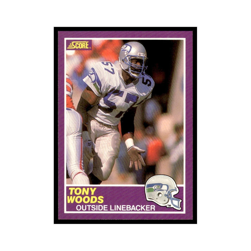 1989 Score Supplemental Tony Woods Seahawks #355S