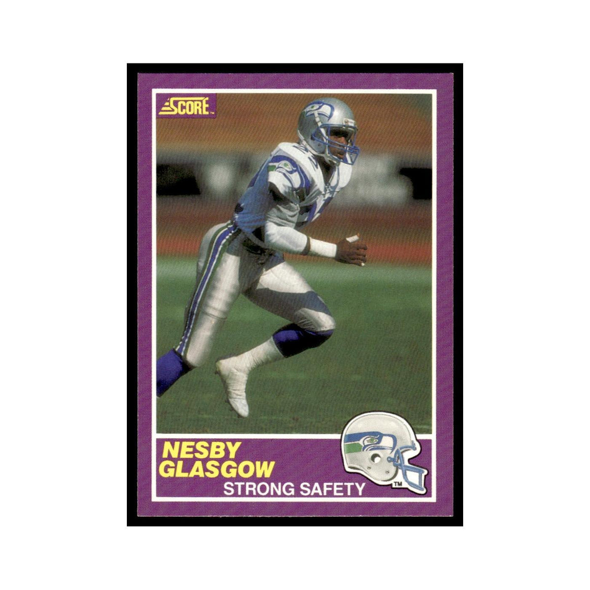 1989 Score Supplemental Nesby Glasgow Seahawks #378S