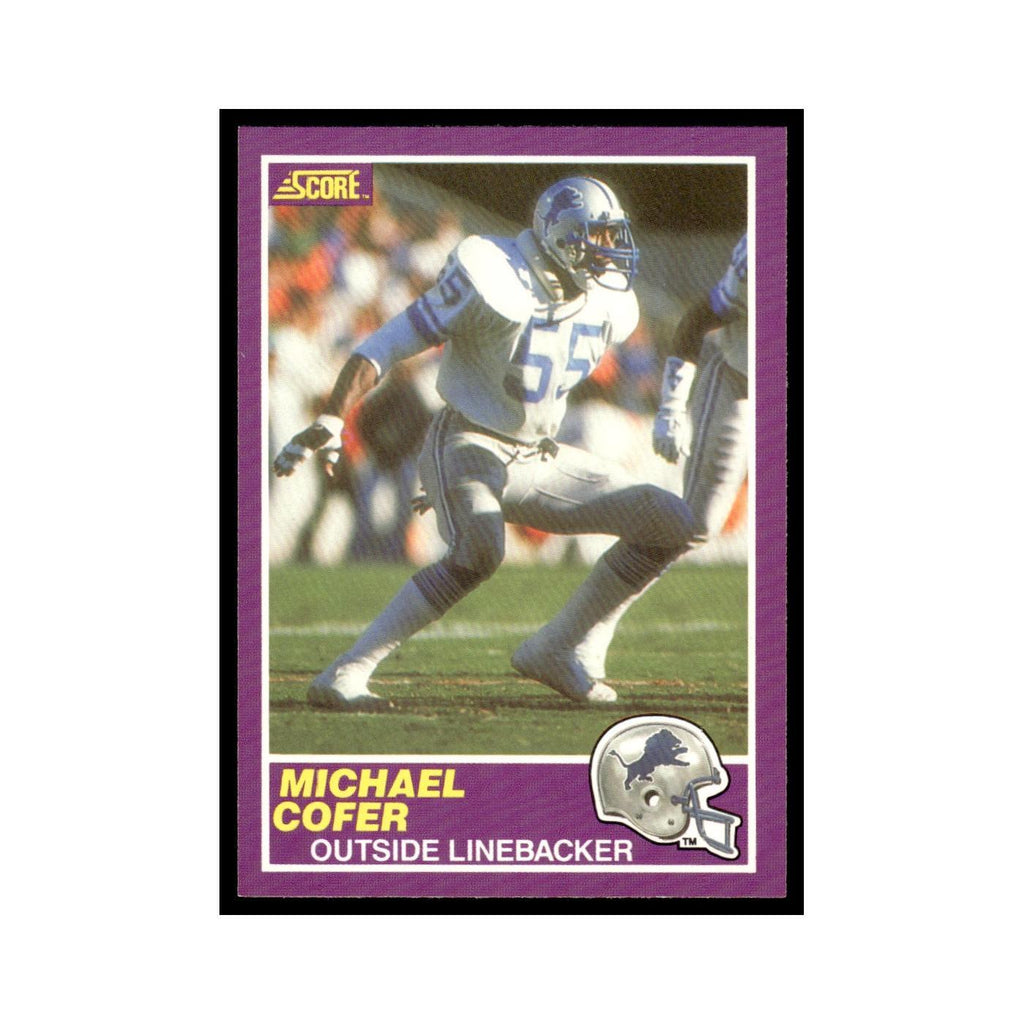 1989 Score Supplemental Michael Cofer Lions #340S