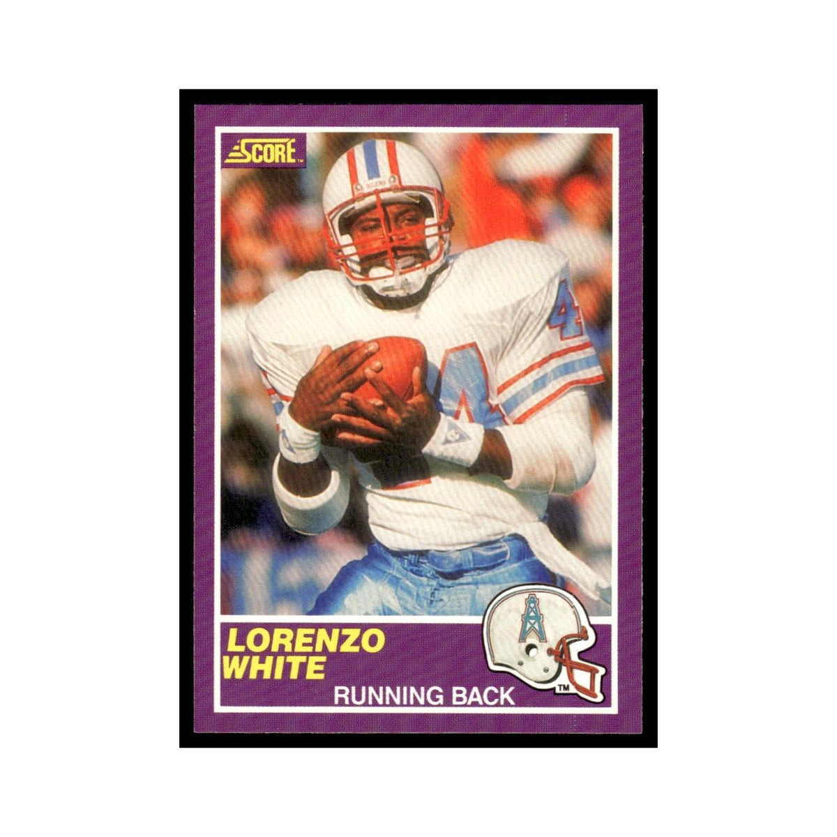1989 Score Supplemental Lorenzo White Houston Oilers #366S