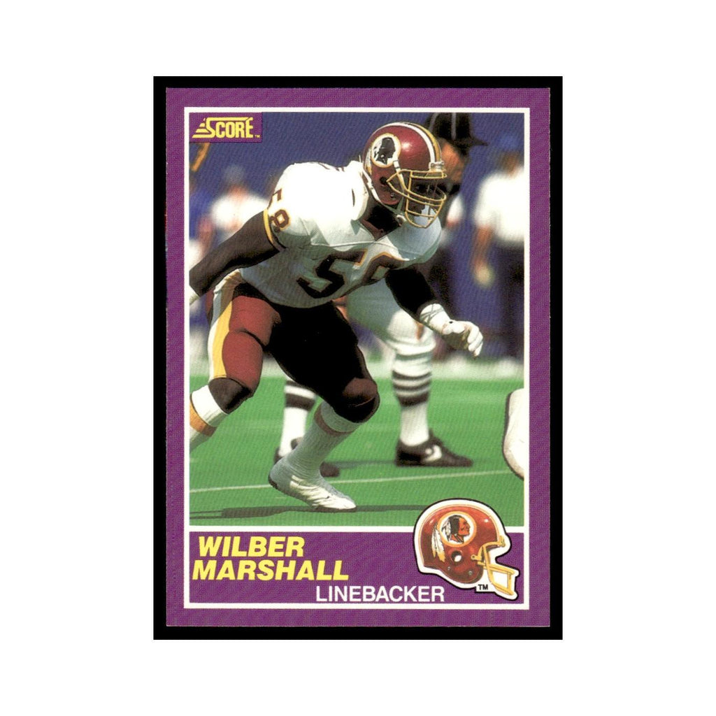 1989 Score Supplemental Wilber Marshall Redskins #388S