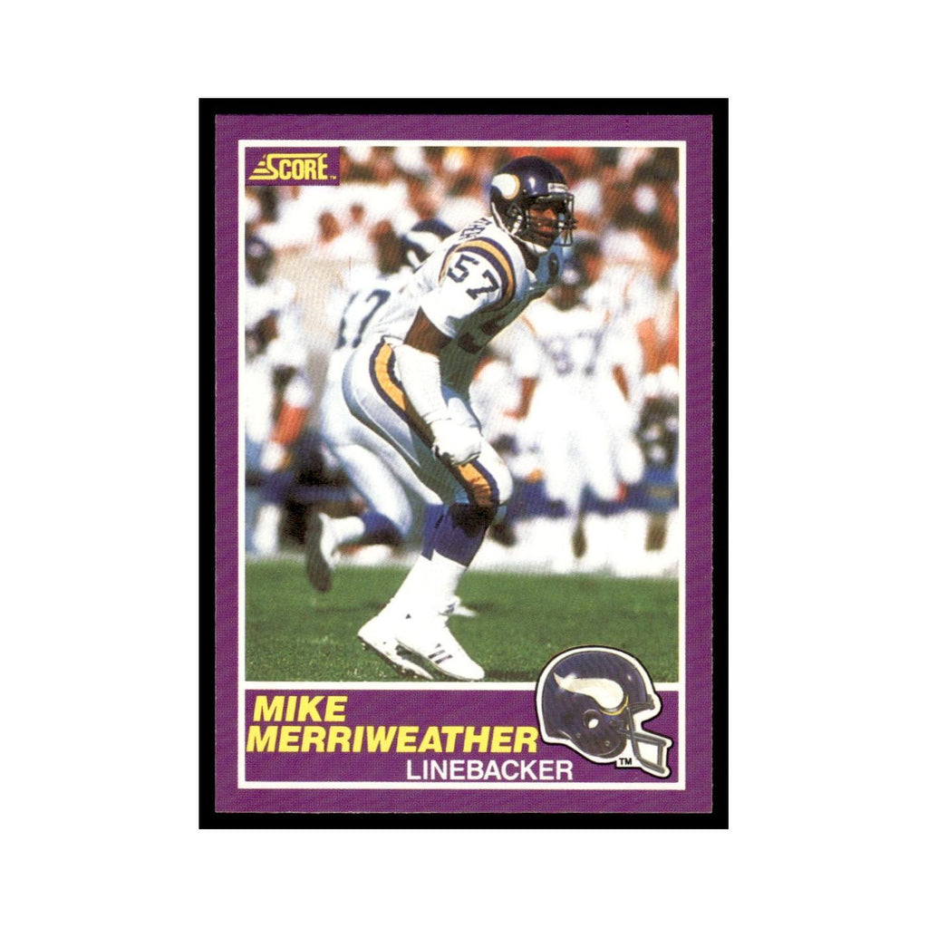1989 Score Supplemental Mike Merriweather Vikings #385S