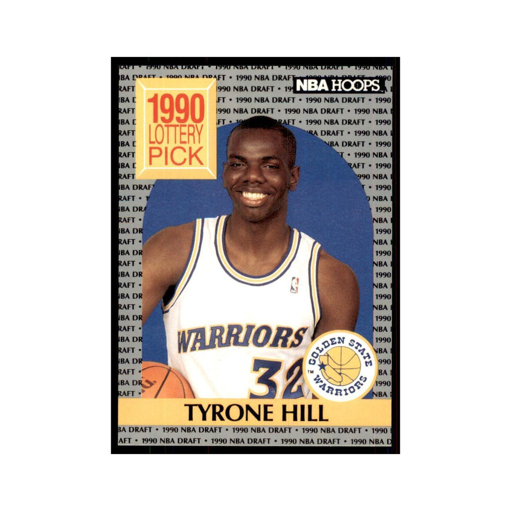 1990 NBA Hoops Tyrone Hill Basketball Cards #400