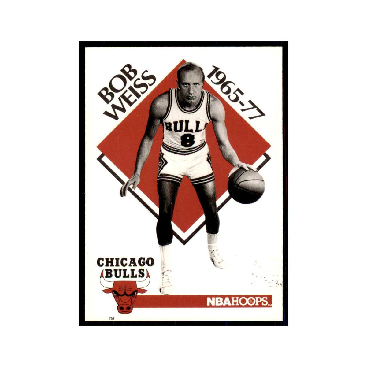 1990 NBA Hoops Bob Weiss Basketball Cards #346