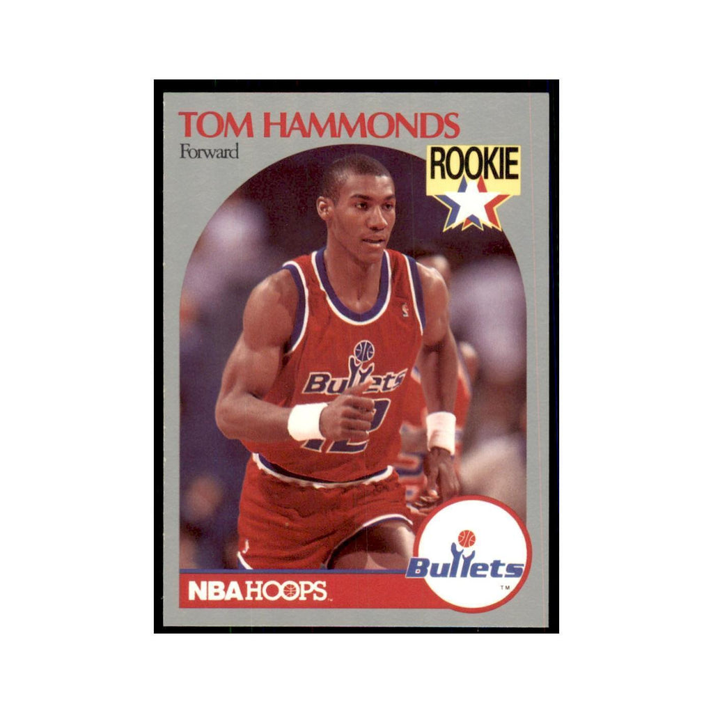 1990 NBA Hoops Tom Hammonds RC Basketball Cards #298