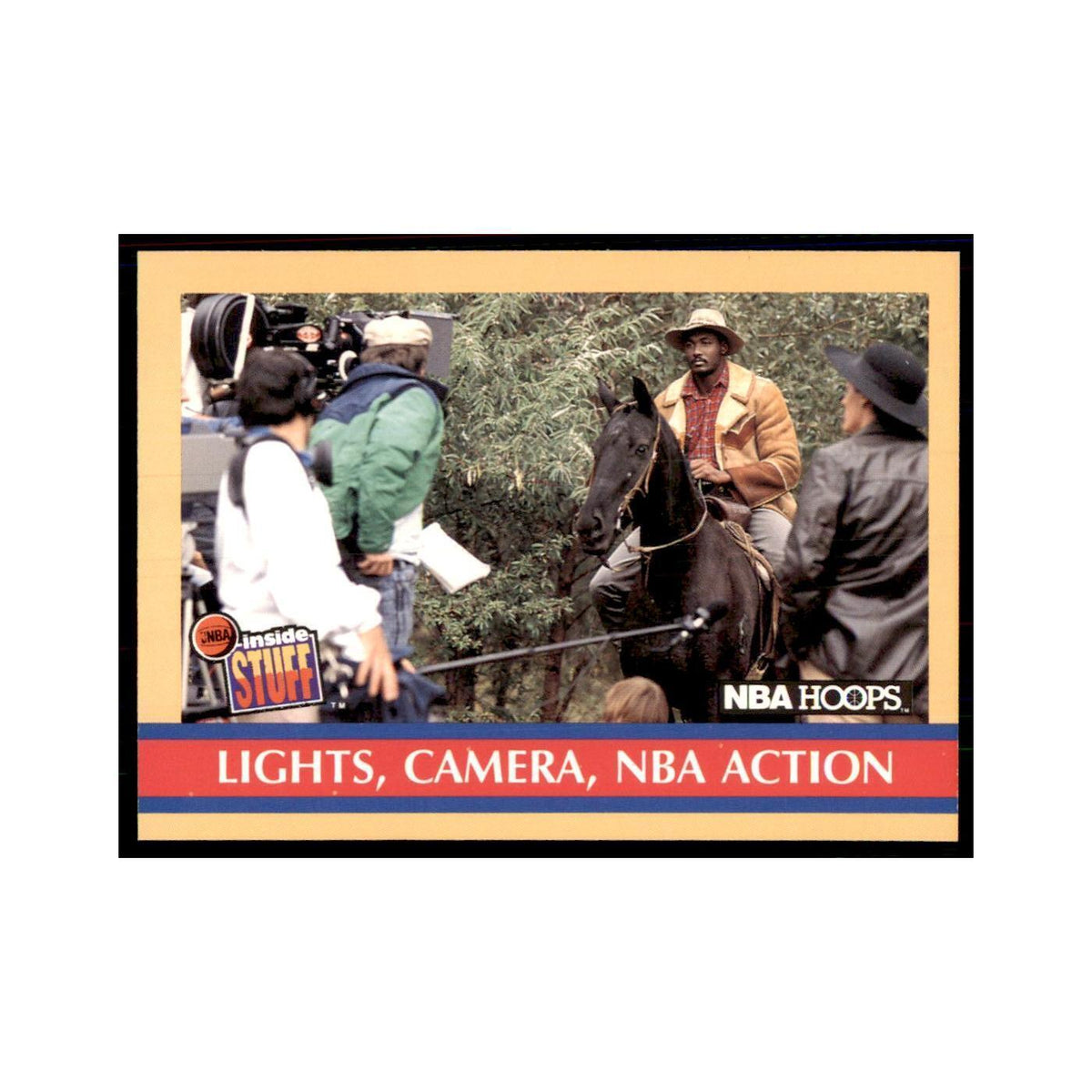 1990 NBA Hoops Lights Camera Action Basketball Cards #383