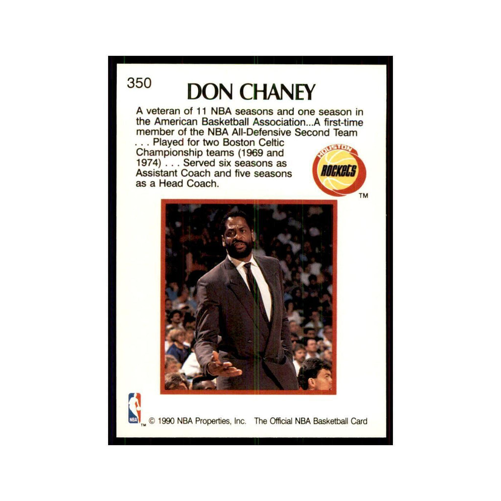1990 NBA Hoops Don Chaney Basketball Cards #350