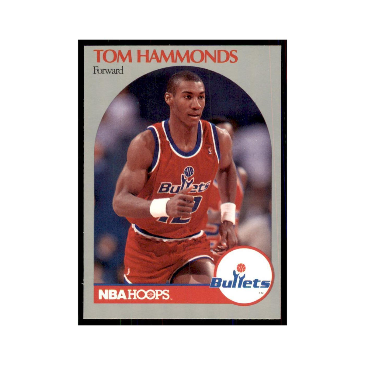 1990 NBA Hoops Tom Hammonds Basketball Cards #298