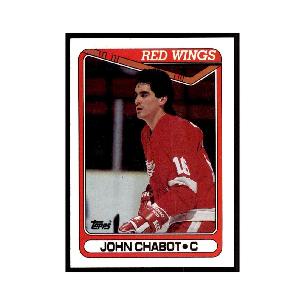 1990 Topps John Chabot Hockey Cards #163