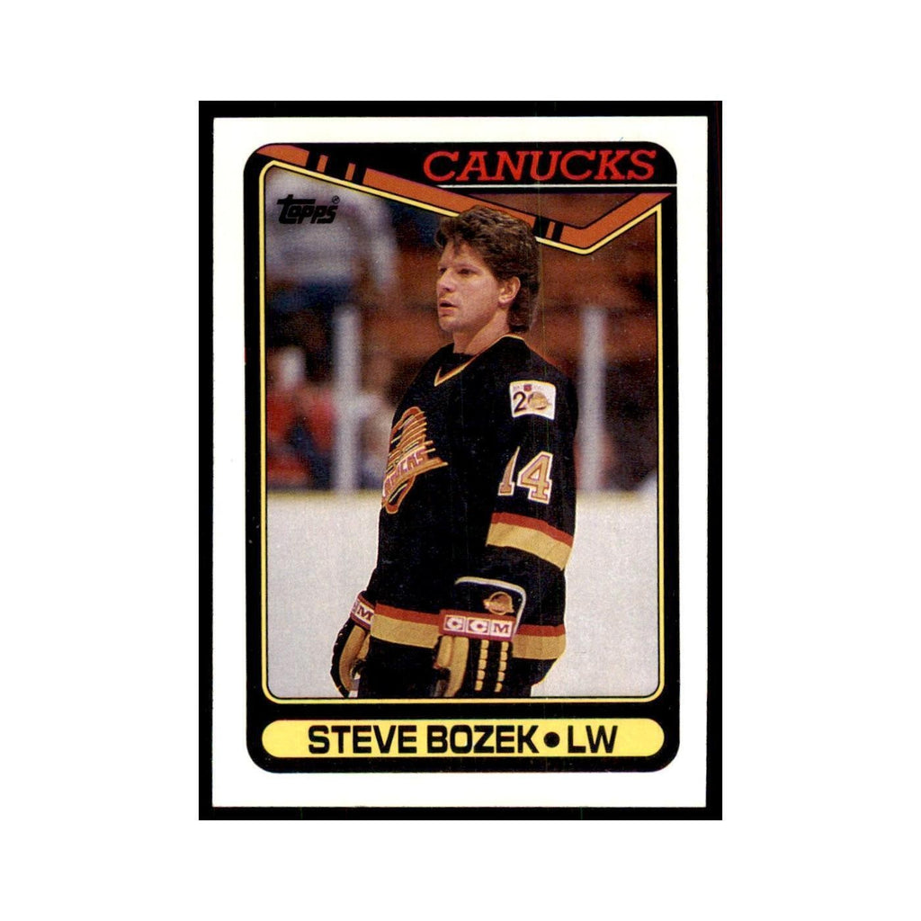 1990 Topps Steve Bozek Hockey Cards #76
