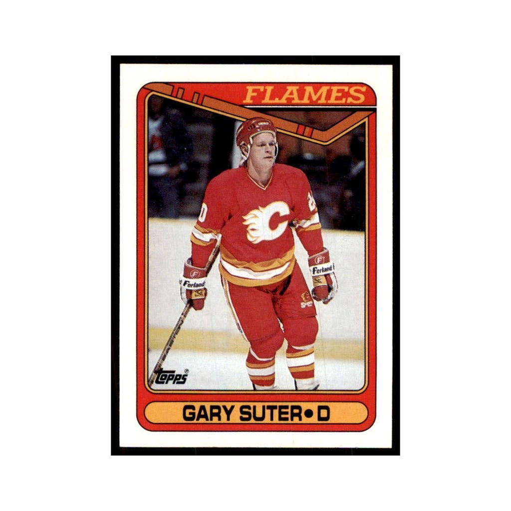1990 Topps Gary Suter Hockey Cards #205