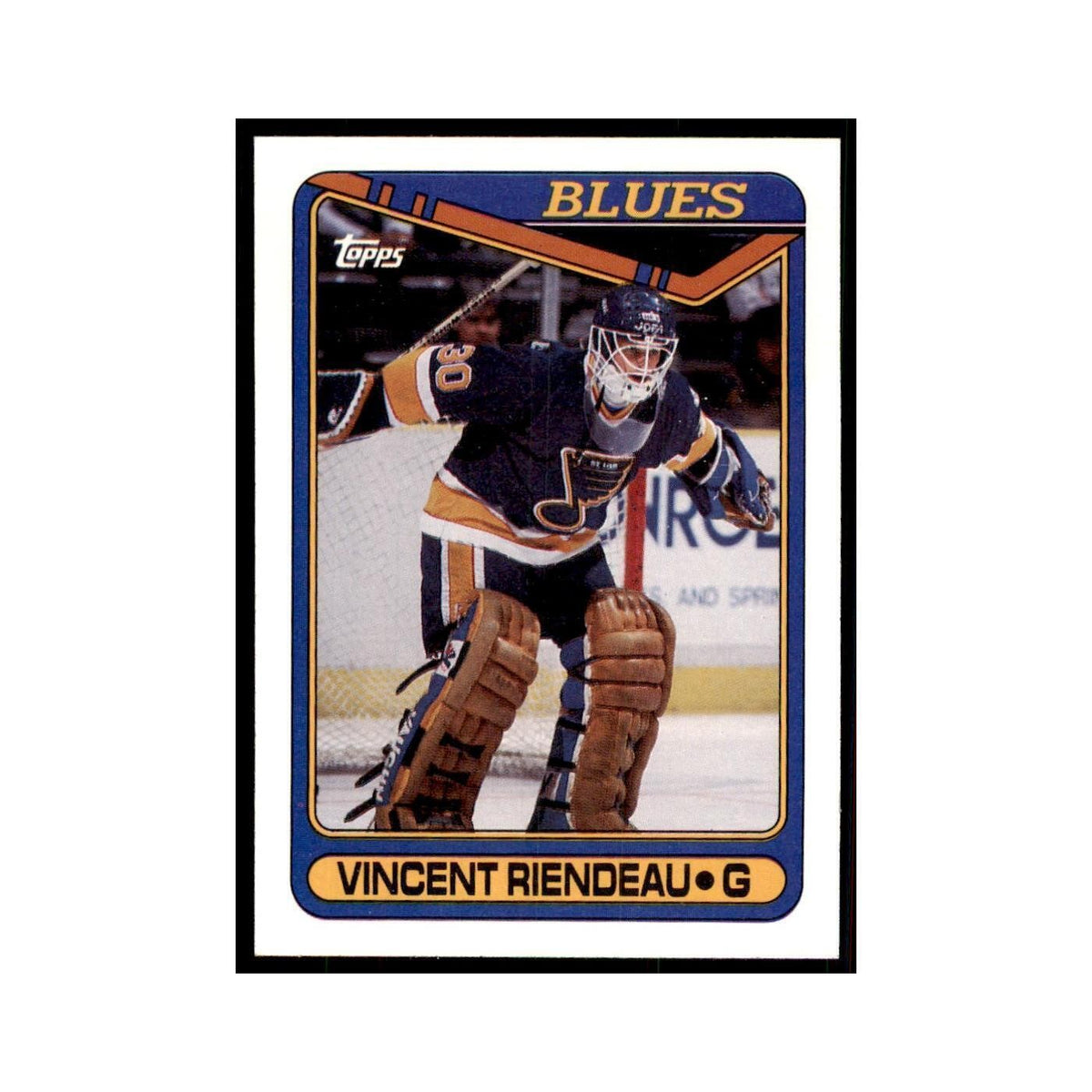 1990 Topps Vincent Riendeau Hockey Cards #177