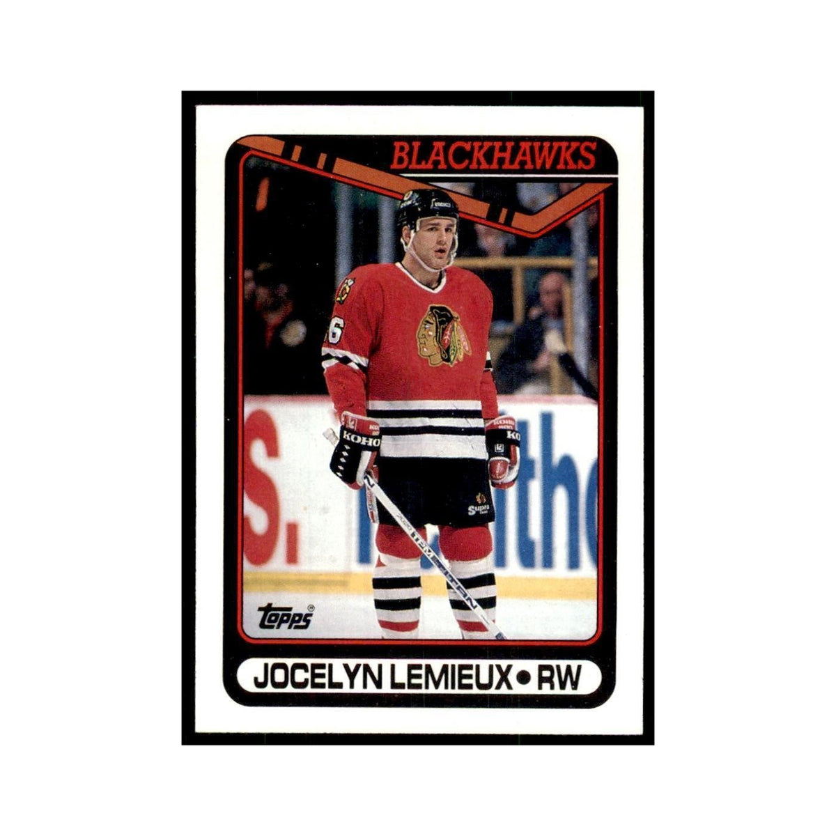 1990 Topps Jocelyn Lemieux Hockey Cards #237