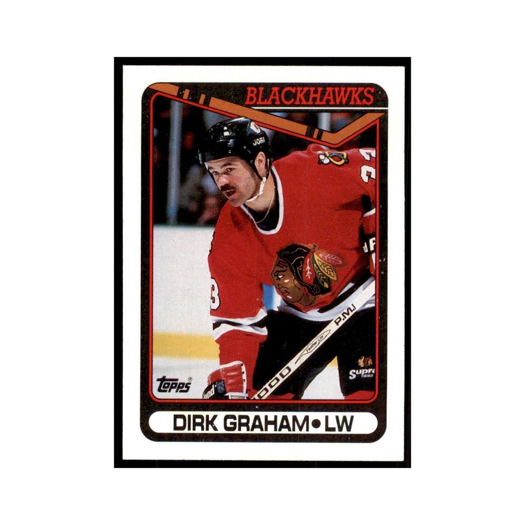 1990 Topps Dirk Graham Hockey Cards #179