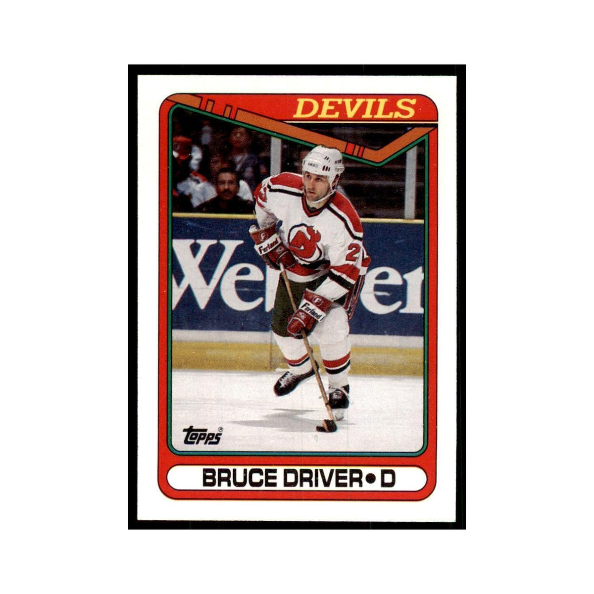 1990 Topps Bruce Driver Hockey Cards #172