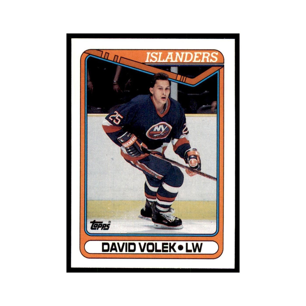 1990 Topps David Volek Hockey Cards #300