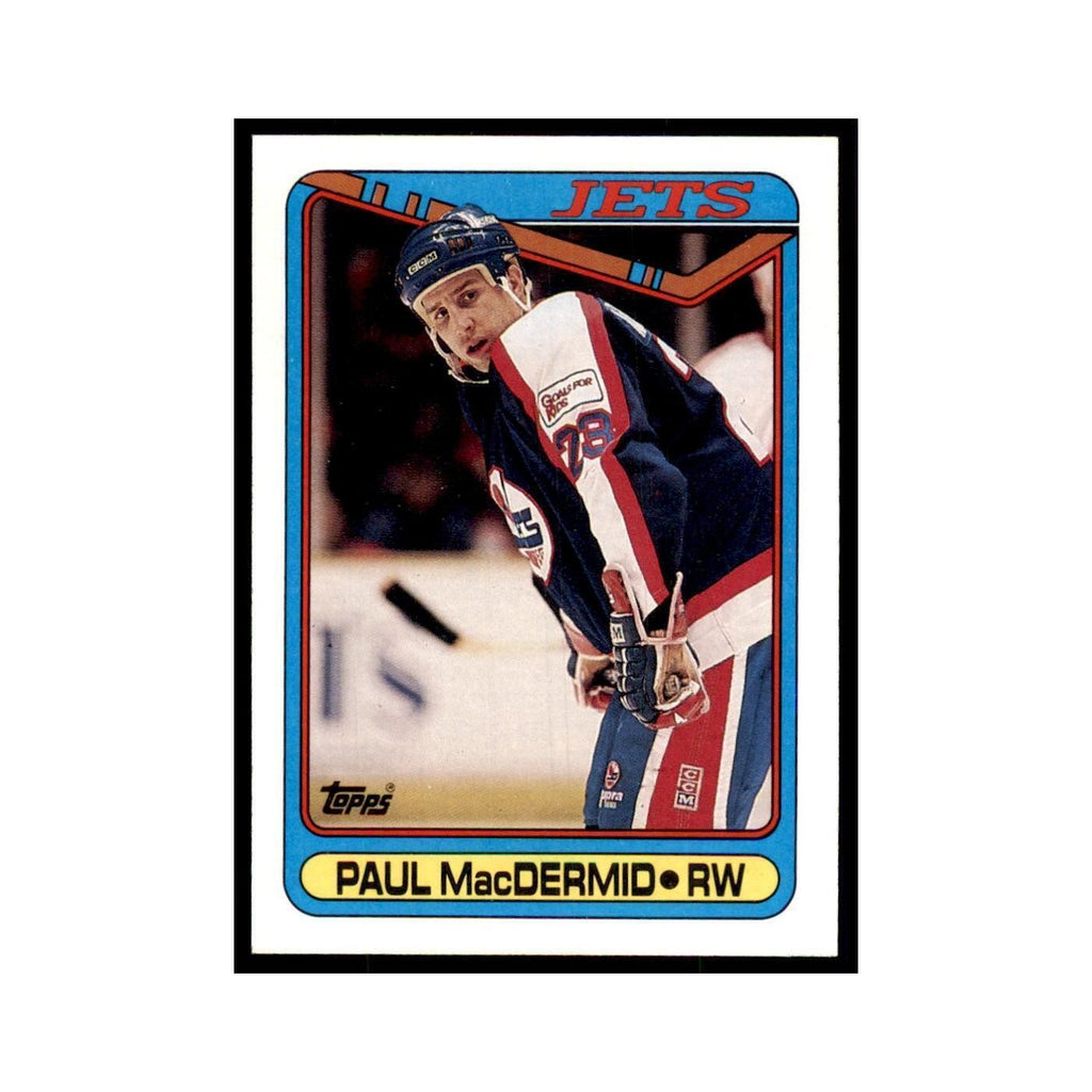 1990 Topps Paul MacDermid Hockey Cards #338