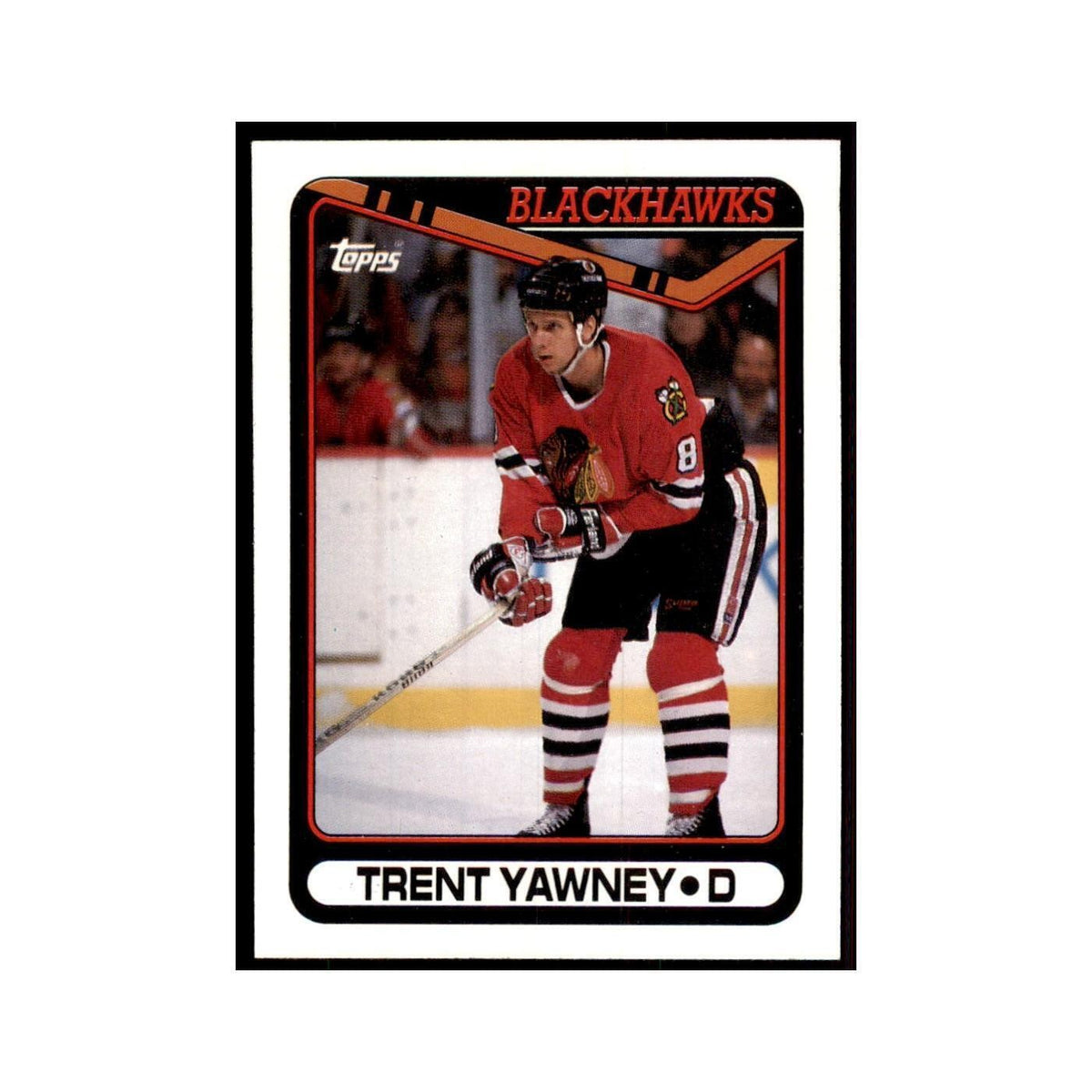 1990 Topps Trent Yawney Hockey Cards #297