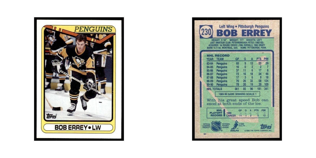 1990 Topps Bob Errey Hockey Cards #230