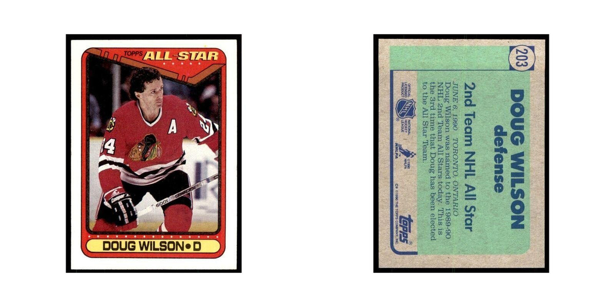 1990 Topps Doug Wilson Hockey Cards #203