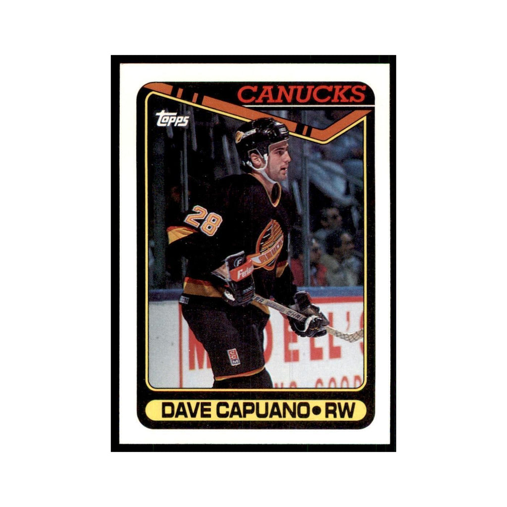 1990 Topps Dave Capuano Hockey Cards #170