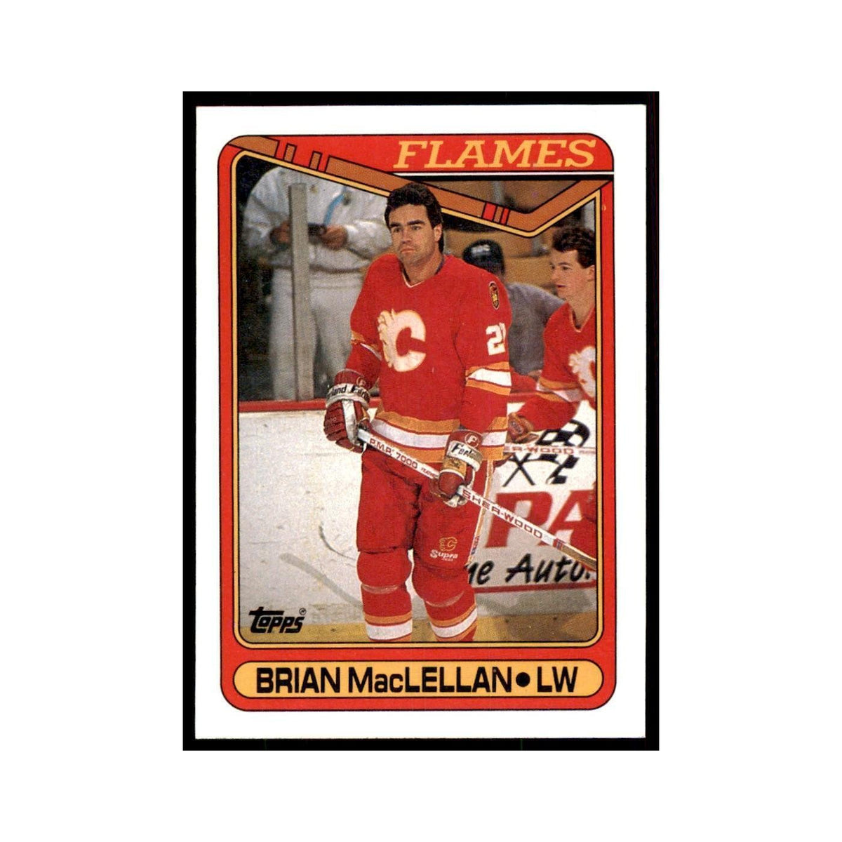 1990 Topps Brian MacLellan Hockey Cards #286