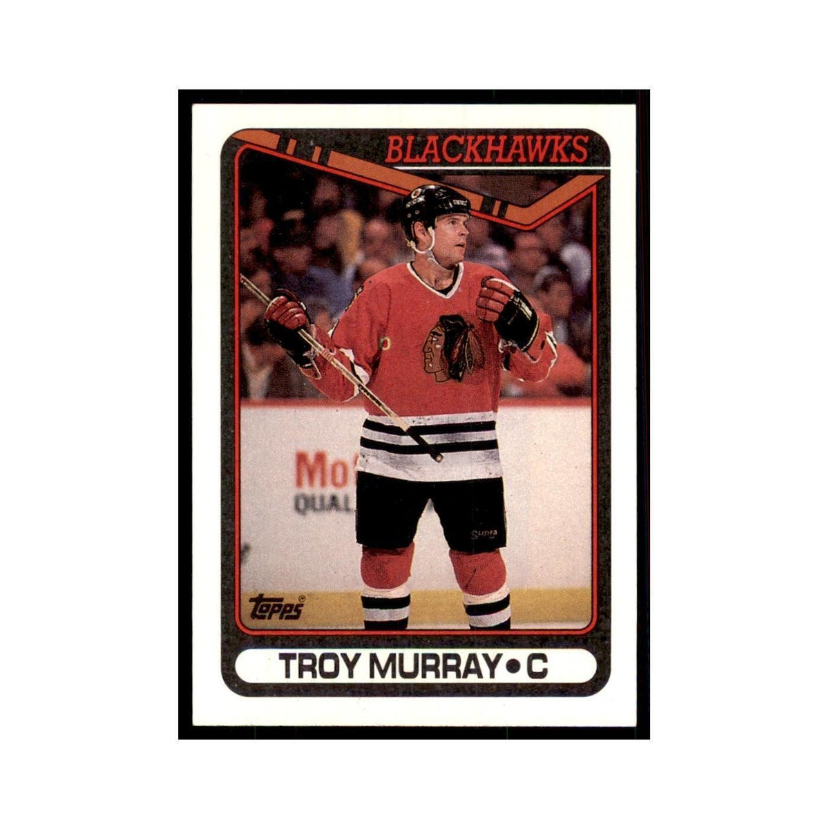 1990 Topps Troy Murray Hockey Cards #160