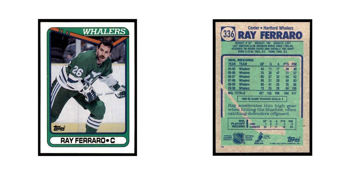 1990 Topps Ray Ferraro Hockey Cards #336