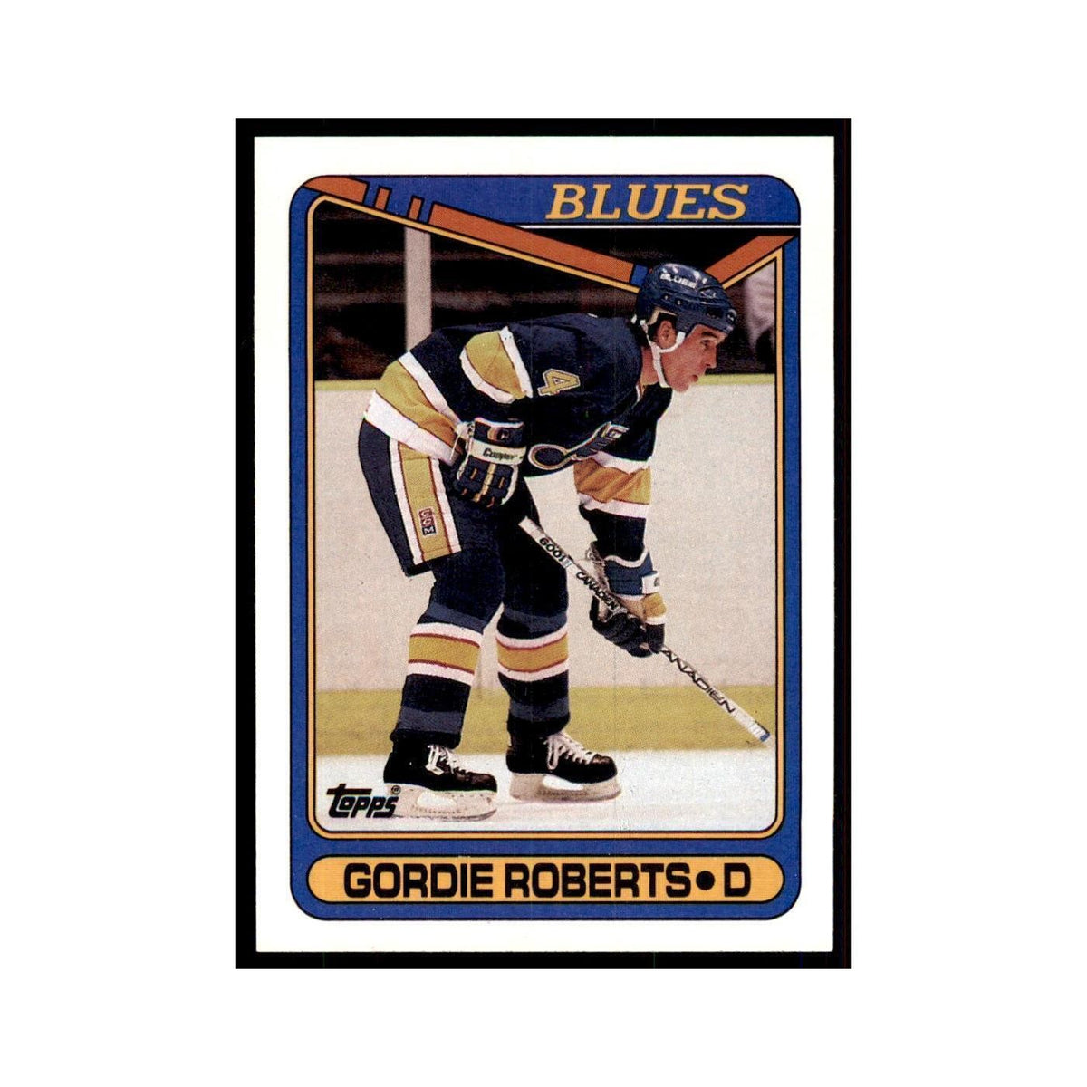 1990 Topps Gordie Roberts Hockey Cards #256