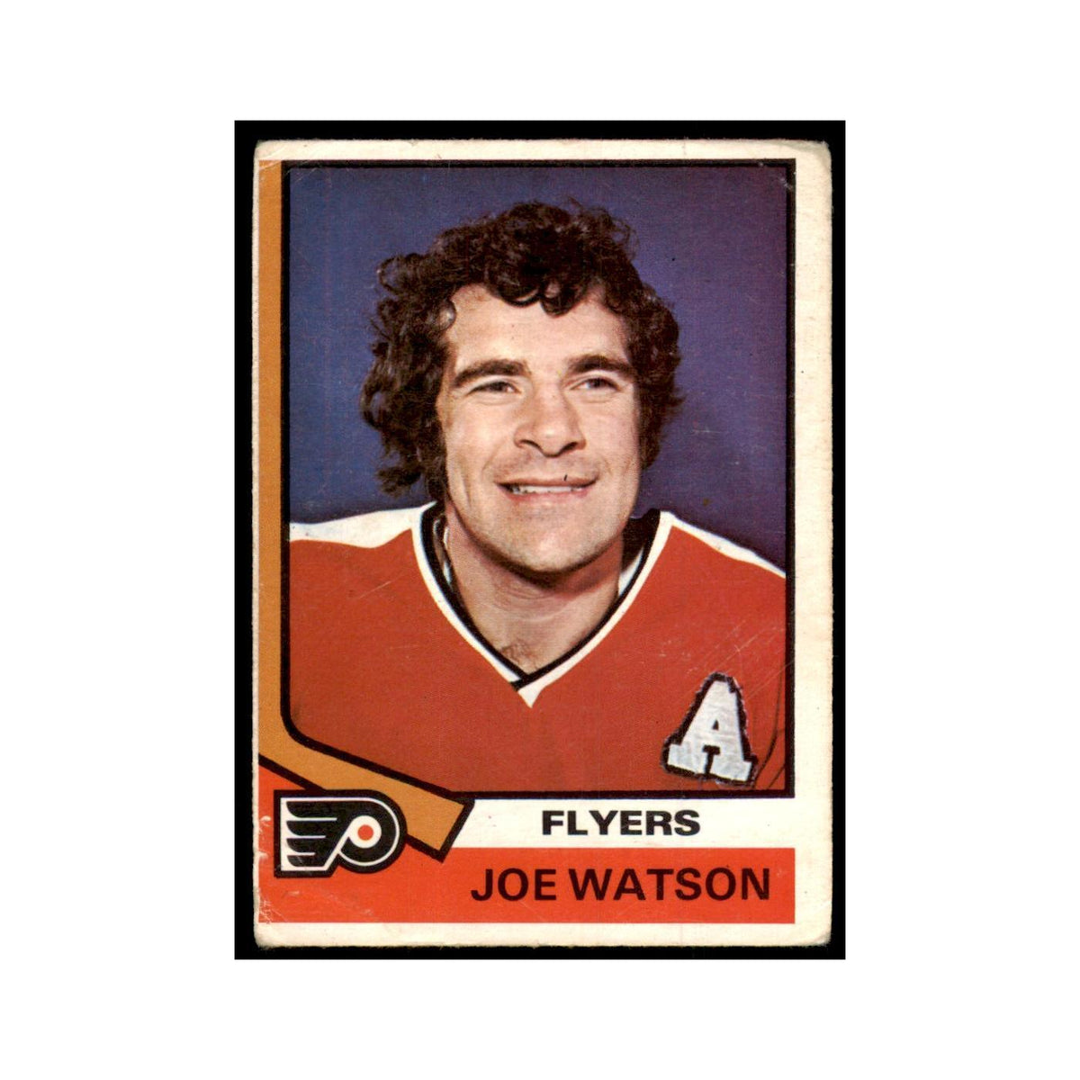 1974 O-Pee-Chee Joe Watson (Damaged) Philadelphia Flyers #217
