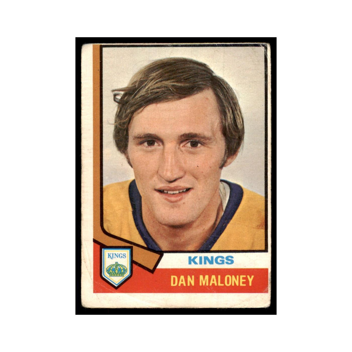 1974 O-Pee-Chee Dan Maloney (Damaged) Los Angeles Kings #172