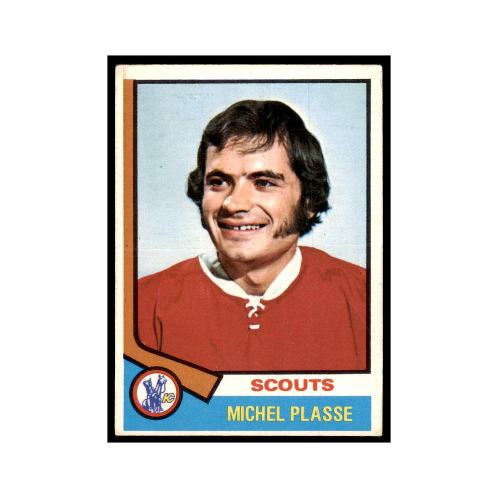 1974 O-Pee-Chee Michel Plasse (Damaged) Kansas City Scouts #257
