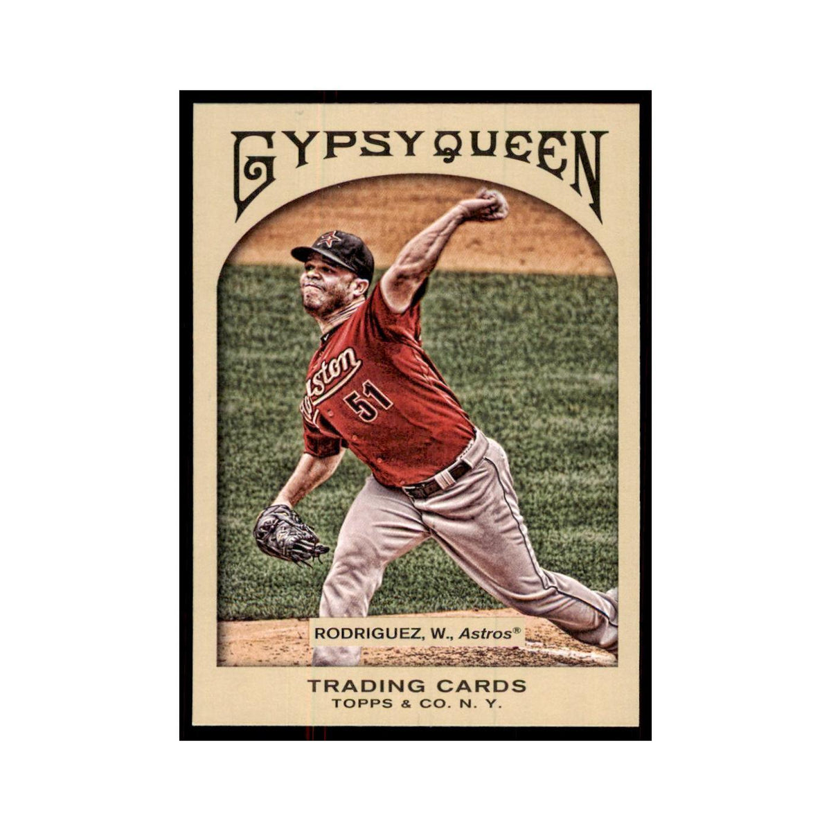2011 Topps Gypsy Queen Wandy Rodriguez Astros #268