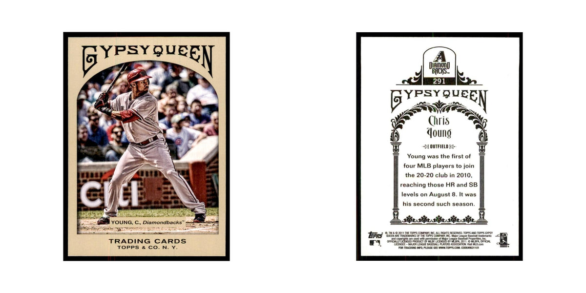 2011 Topps Gypsy Queen Chris Young Diamondbacks #291