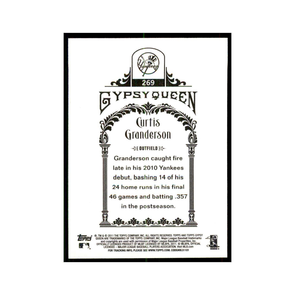 2011 Topps Gypsy Queen Curtis Granderson Yankees #269