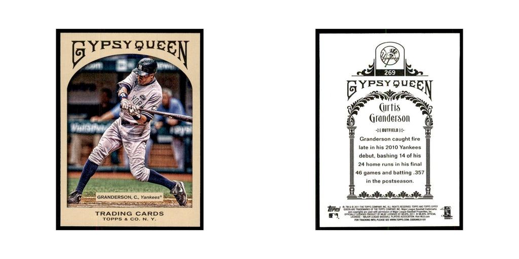 2011 Topps Gypsy Queen Curtis Granderson Yankees #269