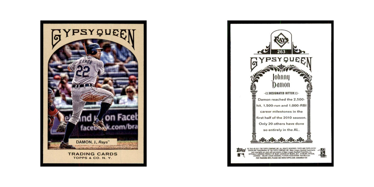 2011 Topps Gypsy Queen Johnny Damon Angels #263