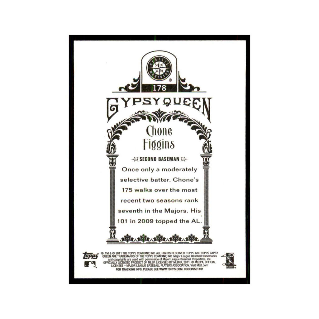 2011 Topps Gypsy Queen Chone Figgins Mariners #178