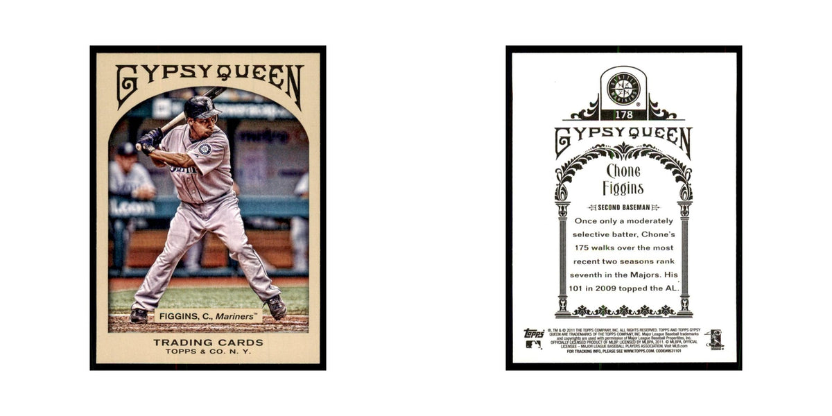 2011 Topps Gypsy Queen Chone Figgins Mariners #178