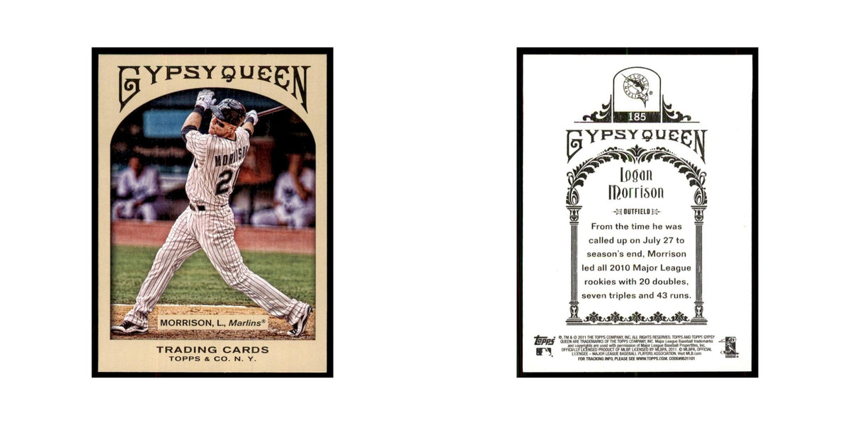 2011 Topps Gypsy Queen Logan Morrison Florida Marlins #185