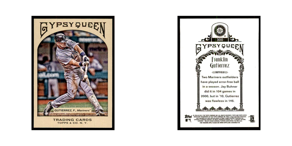 2011 Topps Gypsy Queen Franklin Gutierrez Mariners #300