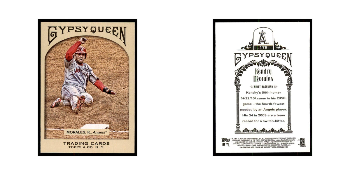 2011 Topps Gypsy Queen Kendrys Morales Angels #176