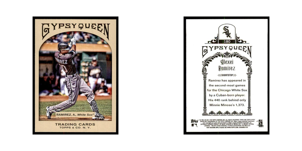 2011 Topps Gypsy Queen Alexei Ramirez White Sox #180