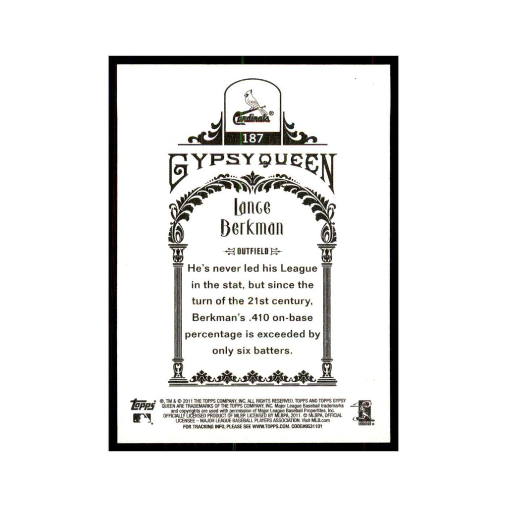 2011 Topps Gypsy Queen Lance Berkman Cardinals #187