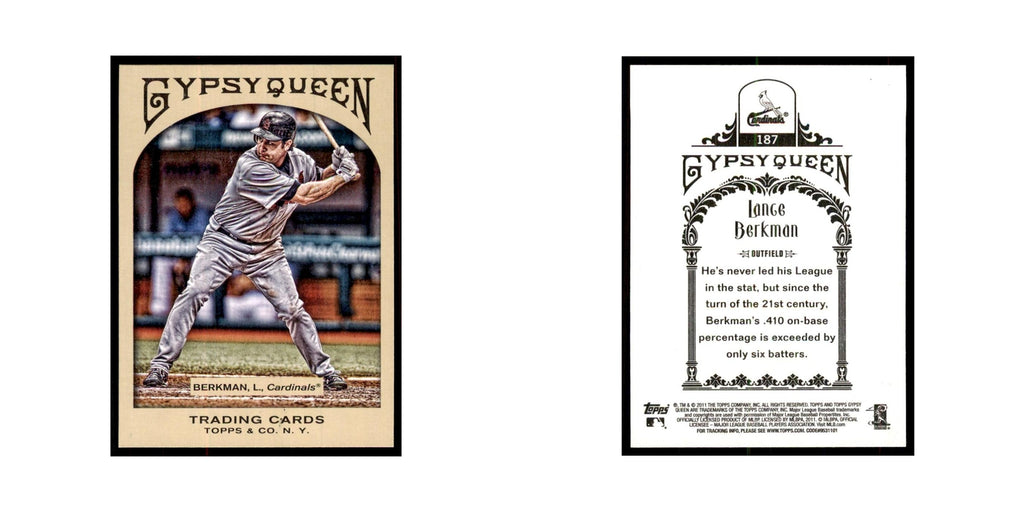 2011 Topps Gypsy Queen Lance Berkman Cardinals #187