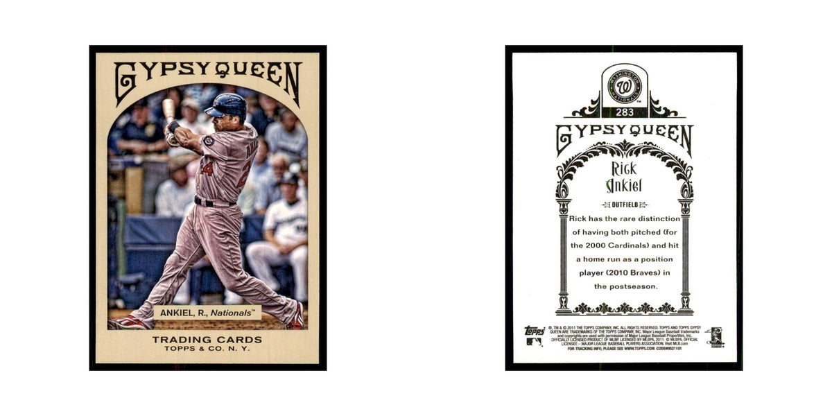 2011 Topps Gypsy Queen Rick Ankiel Nationals #283