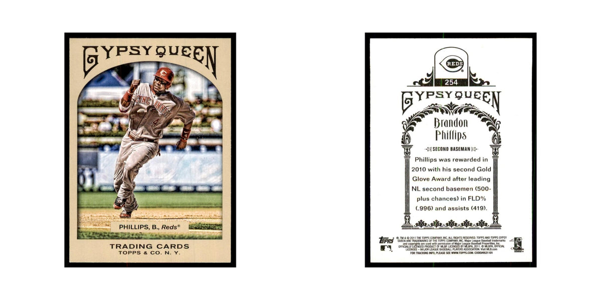 2011 Topps Gypsy Queen Brandon Phillips Reds #254