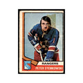 1974 O-Pee-Chee (damaged) Pete Stemkowski New York Rangers #77